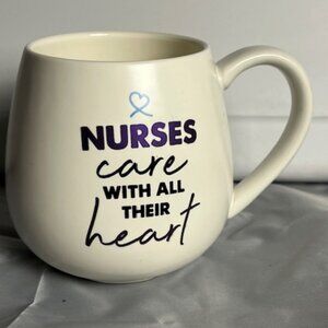 Nurses Care with all their HEART Coffee / Tea Mug by Warm & Toe-Sty 15 oz.